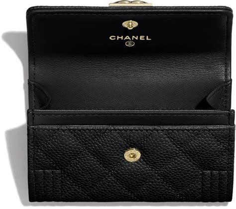 chanel boy card holder price|boy Chanel flap card holder.